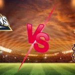 GT vs KKR IPL 2026 Match 25 preview banner featuring team logos and a cricket stadium background.
