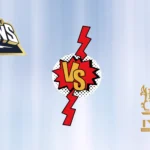 GT vs RCB: Gujarat Titans (GT) and Royal Challengers Bengaluru (RCB) team logos with a VS graphic for IPL 2026 Match 42 at Narendra Modi Stadium.