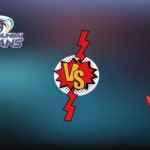 MI vs SRH: Mumbai Indians (MI) vs Sunrisers Hyderabad (SRH) team logos with a VS graphic for IPL 2026 Match 41 on a dark gradient background.