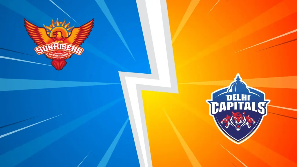 SRH vs DC: Sunrisers Hyderabad vs Delhi Capitals Match 31 IPL 2026 Match Preview and Dream11 Prediction Graphic.